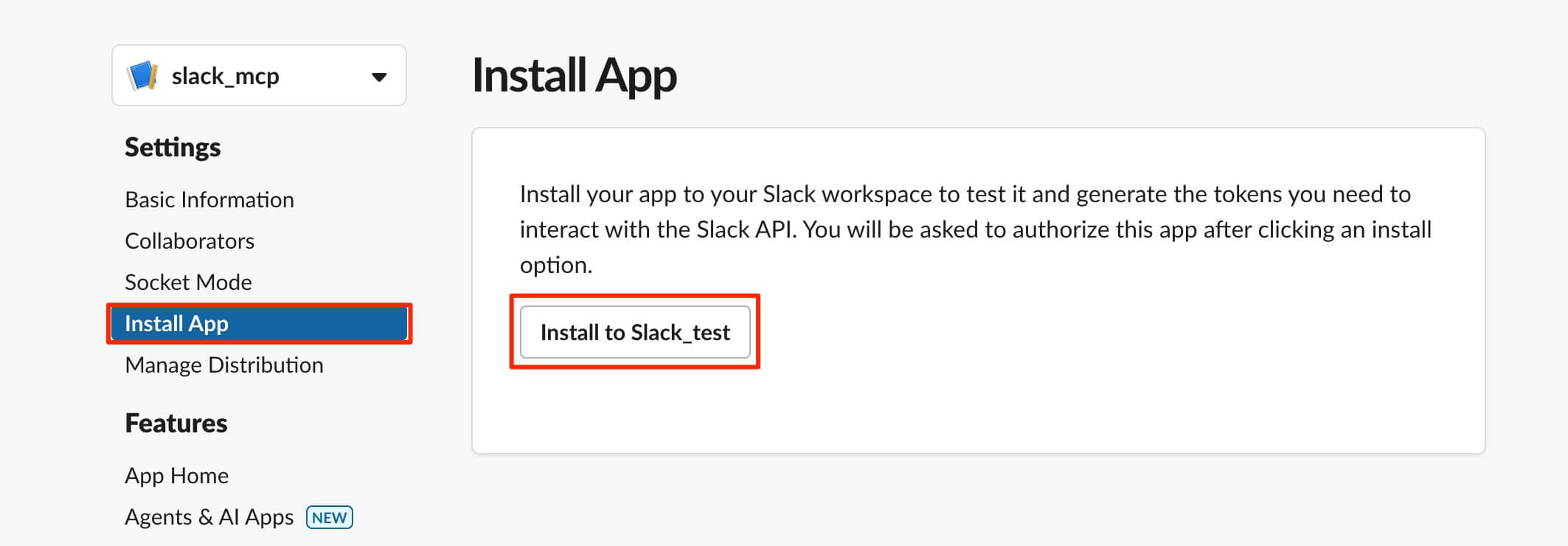 Install